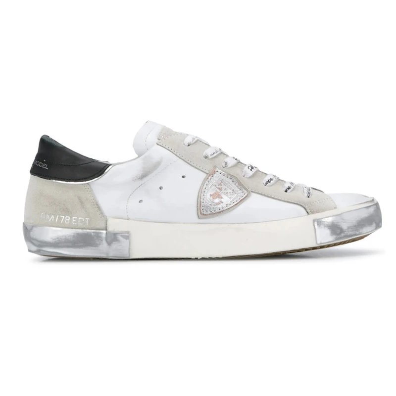 Golden Goose Sneakers Star-appliqué low-top — Silver-gray