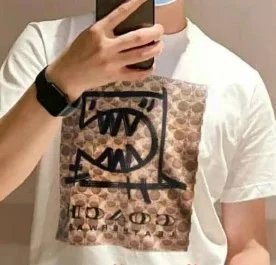 Coach T-Shirts Short-Sleeve Graphic Crewneck — 34