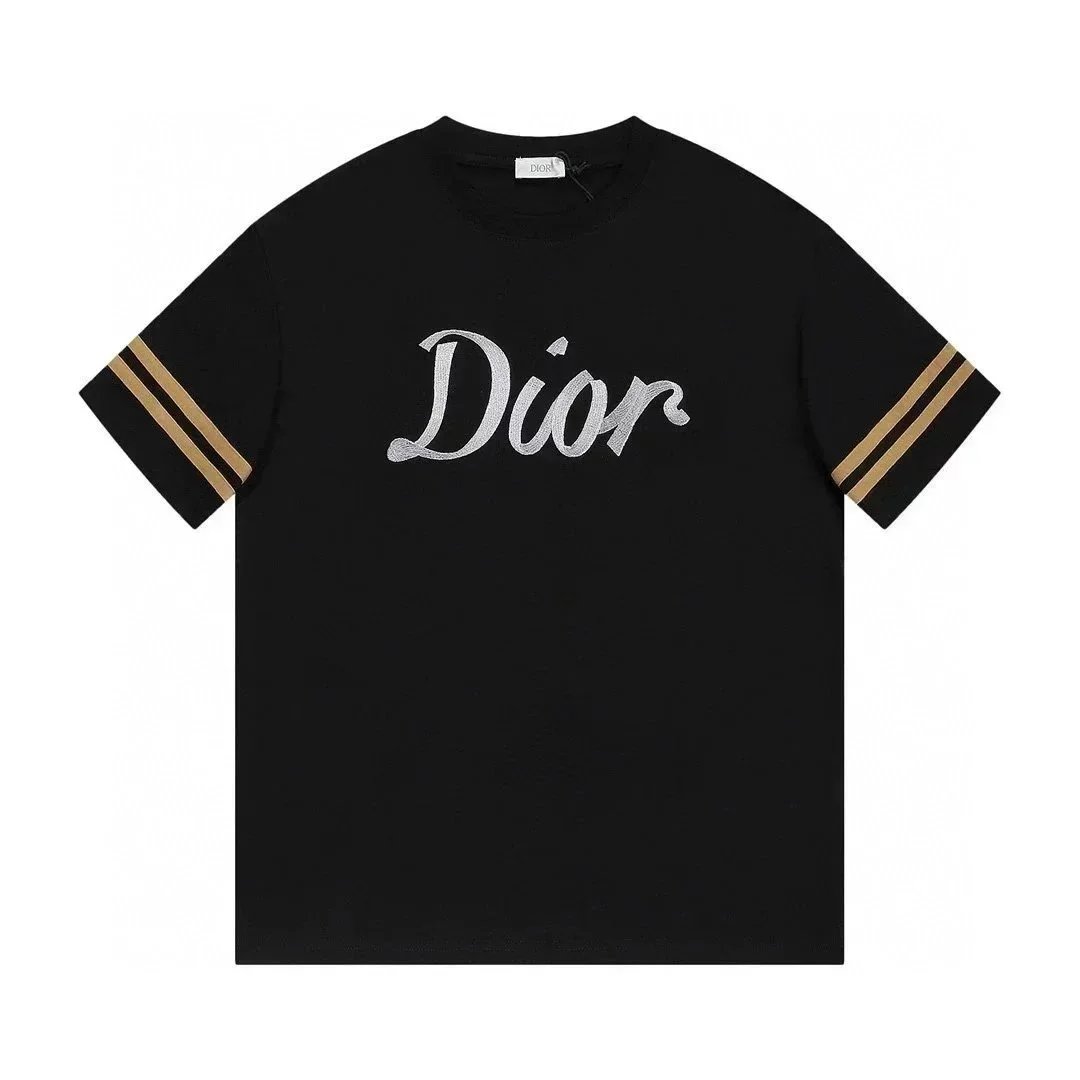Dior T-Shirts Short-Sleeve Logo T-Shirt — 38