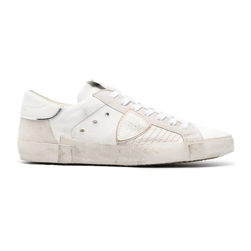 Golden Goose Sneakers Star-appliqué low-top — Slate gray