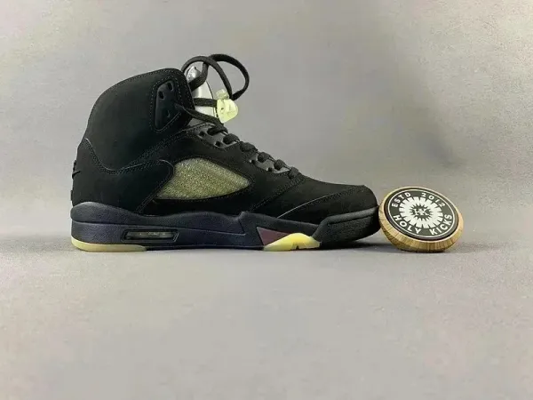Air Jordan 5 White Fire Red Sneakers - 7