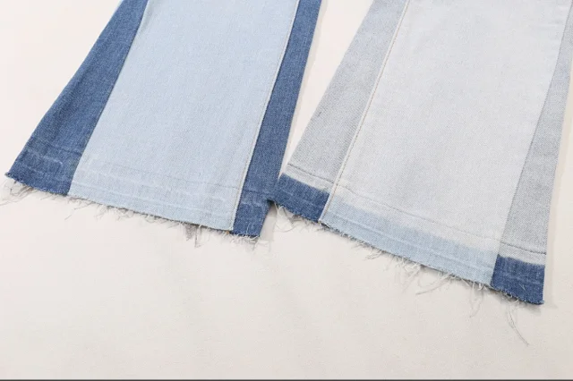 Gallery Dept. Jeans Flared with distressed and patchwork designs product detail image 11