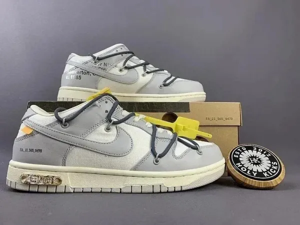 Nike x Off-White Dunk Low 'University Blue' Sneakers - 1
