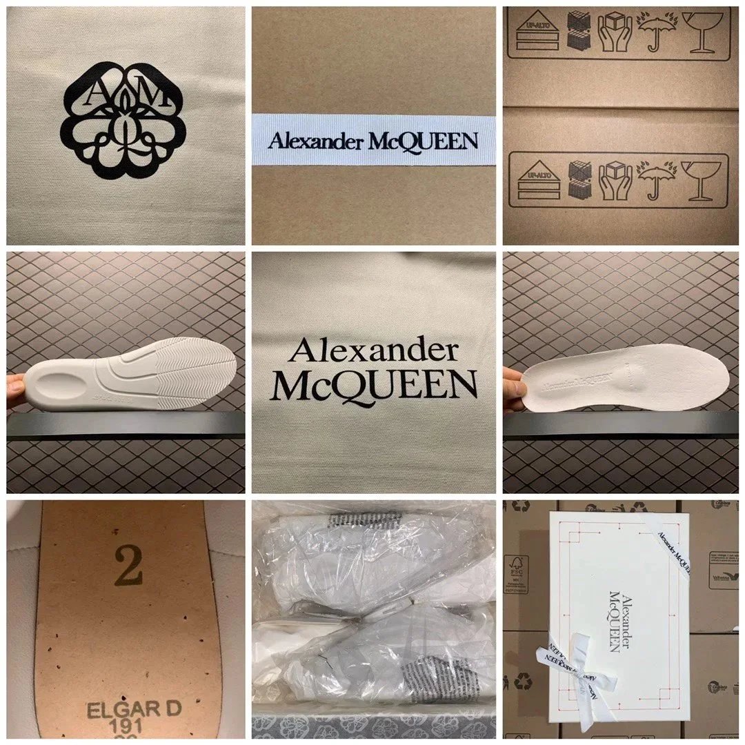 Alexander McQueen Oversized Sneaker Purple White Sneakers - 3