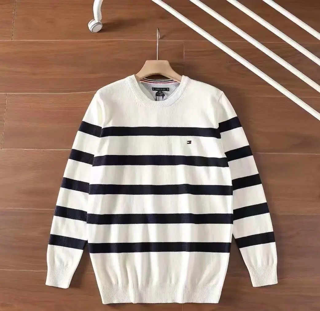 Polo Ralph Lauren Knitwear Crewneck and zip-up knit sweaters with embroidered pony logo — M 208 white