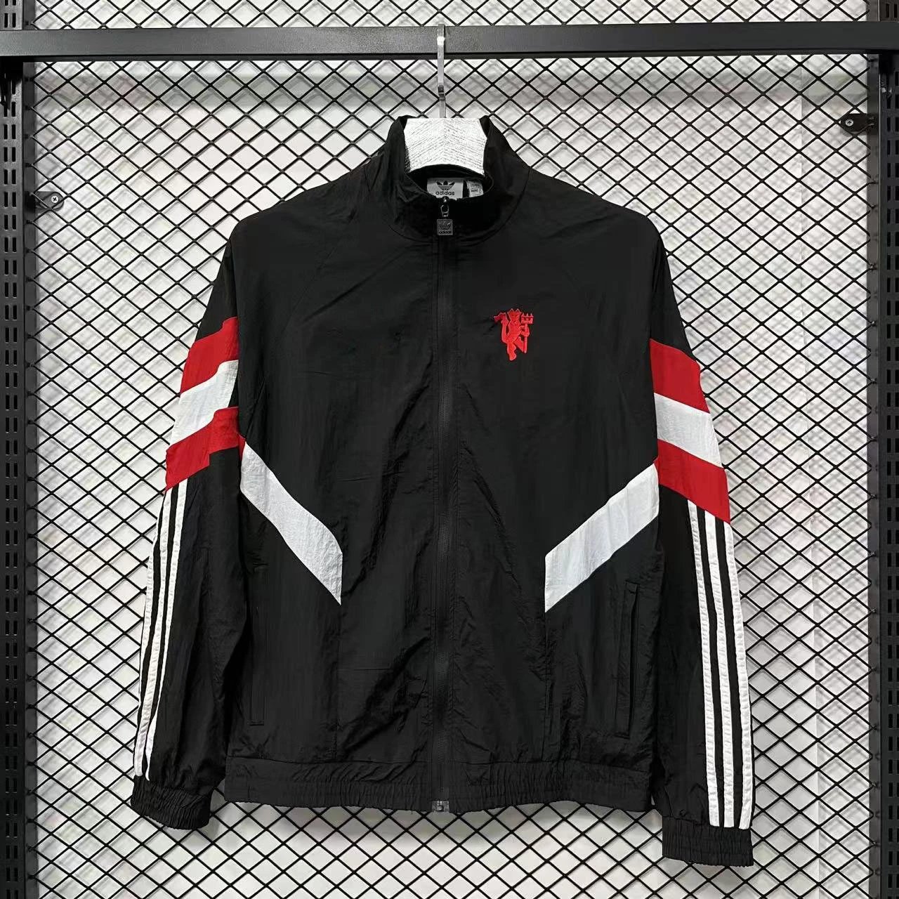 Retro Red Devil Trench Coat