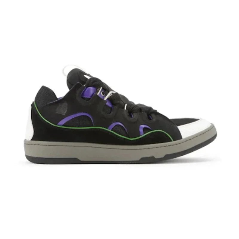Lanvin Sneakers Curb — Black Purple