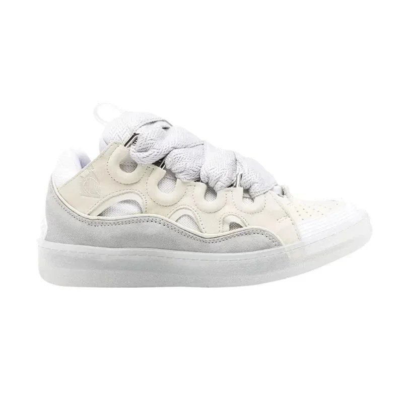 Lanvin Sneakers Curb — White Beige
