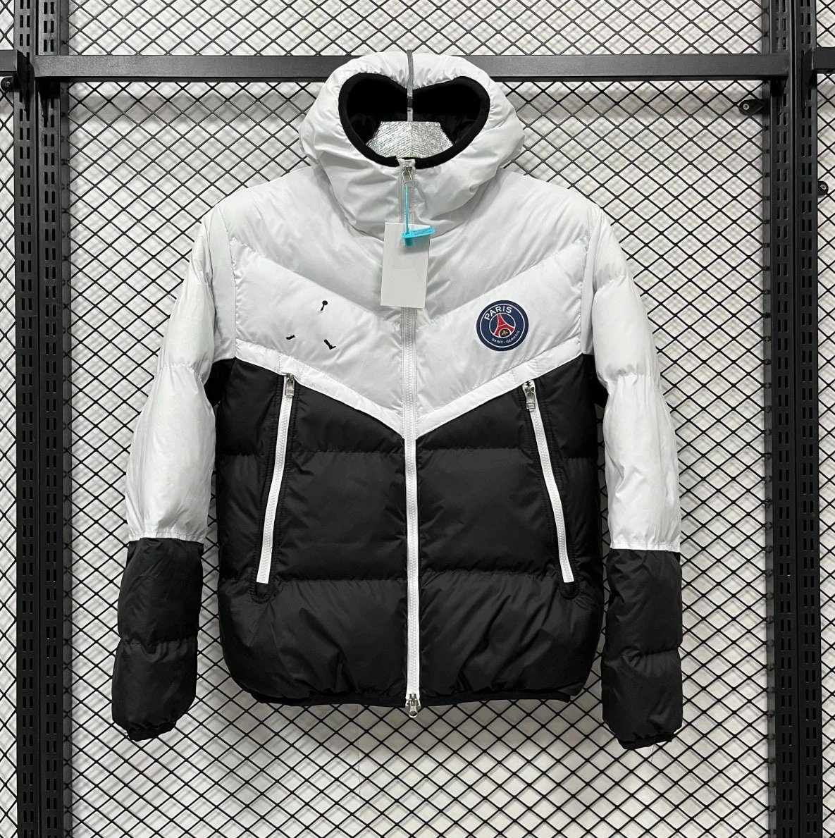 Paris Cotton Jacket White Black