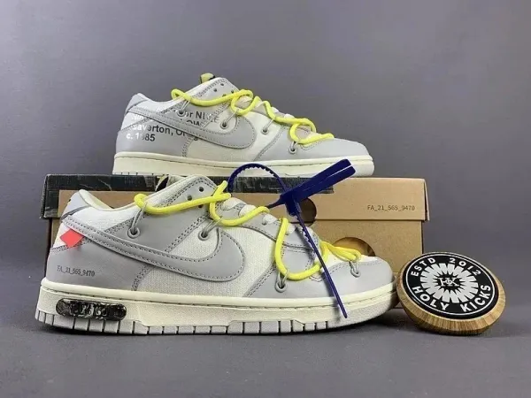Nike x Off-White Dunk Low 'University Yellow' Sneakers - 1