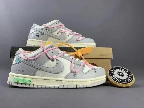 Nike x Off-White Dunk Low 'University Blue' Sneakers - 1