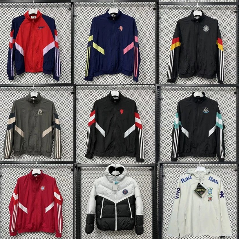 XZ10 Soccer Windbreaker Cotton Jacket WhatsApp+852 9180 4394