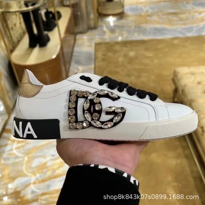 Dolce & Gabbana Sneakers Low-Top Lace-Up Logo — 16