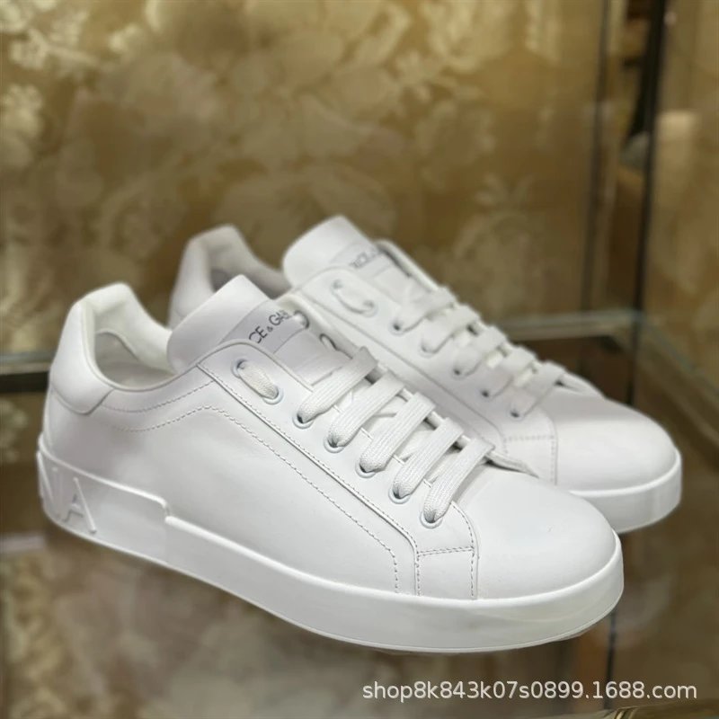 Dolce & Gabbana Sneakers Low-Top Lace-Up Logo — 22