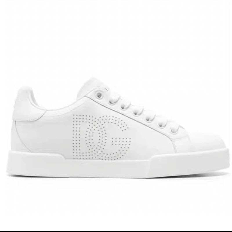 Dolce & Gabbana Sneakers Low-Top Lace-Up Logo — 33