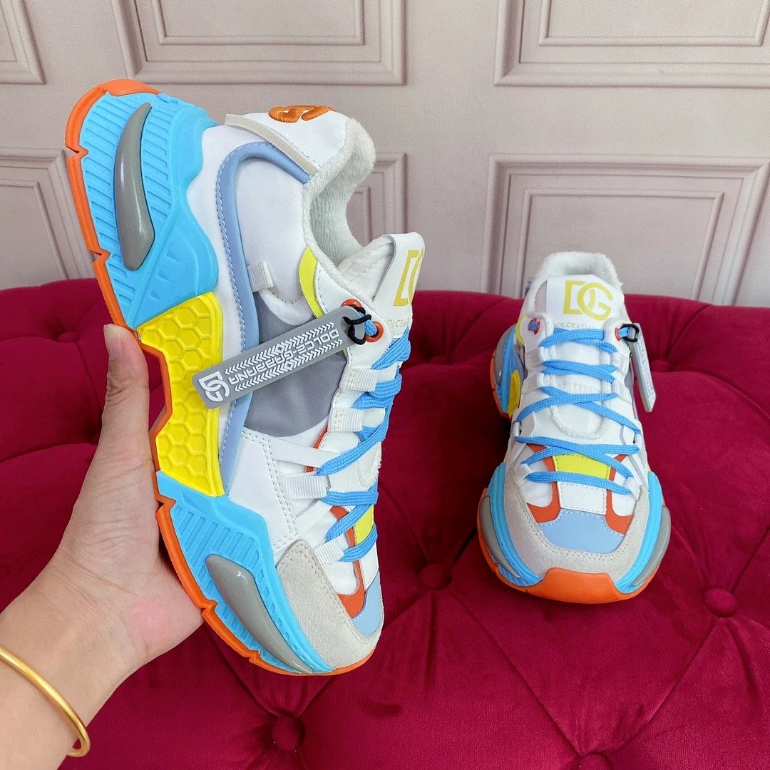 Dolce & Gabbana Sneakers Chunky mesh — Blue Yellow
