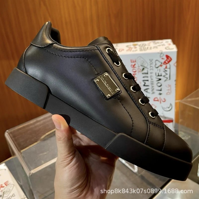 Dolce & Gabbana Sneakers Low-Top Lace-Up Logo — 15