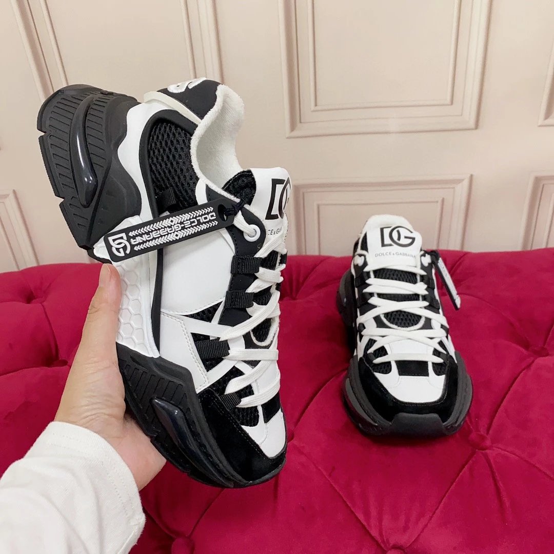 Dolce & Gabbana Sneakers Chunky mesh — black and white