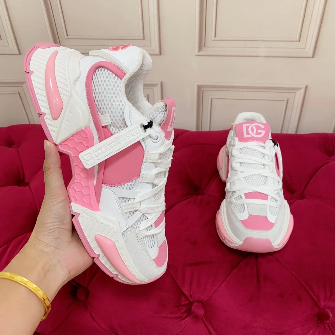 Dolce & Gabbana Sneakers Chunky mesh — Pink