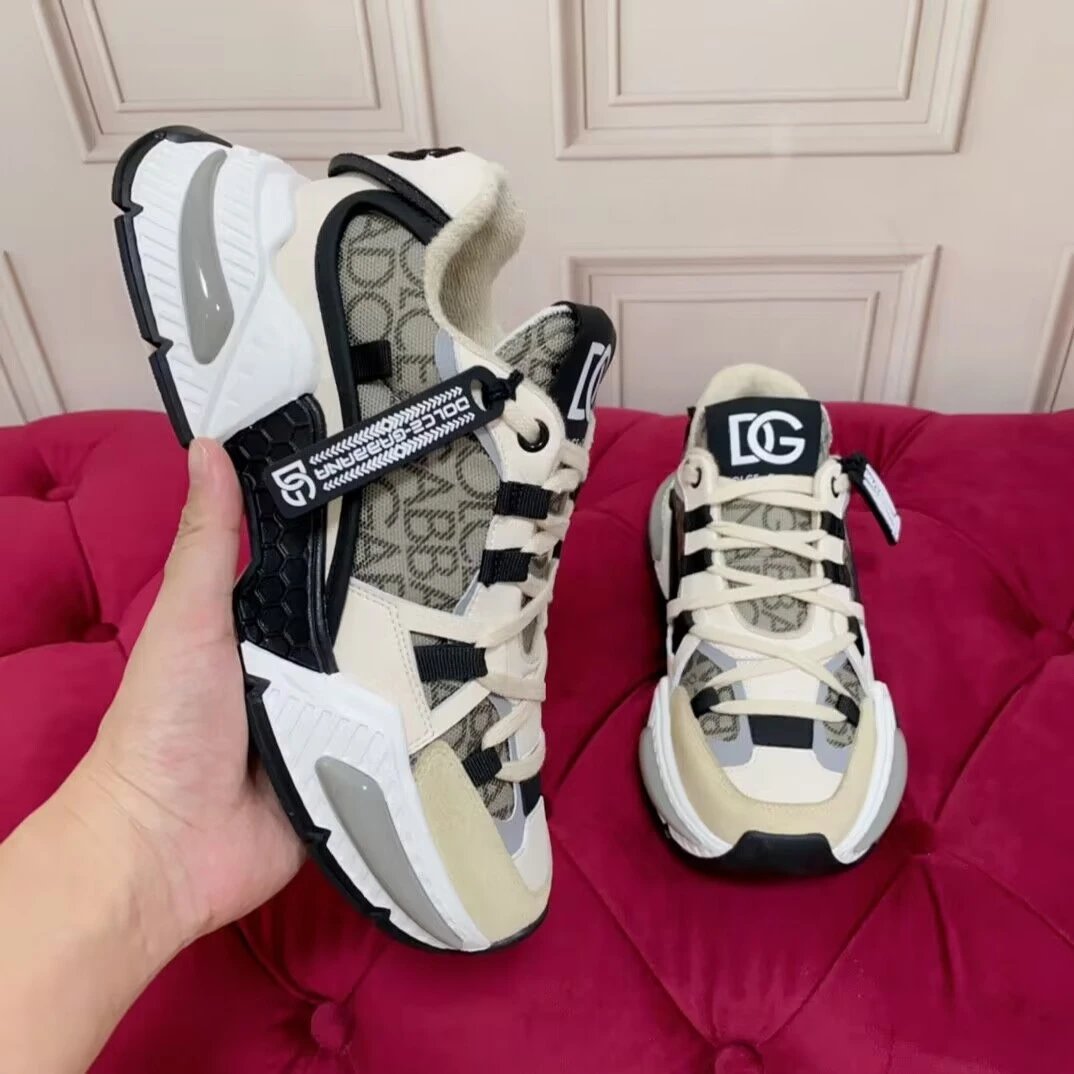 Dolce & Gabbana Sneakers Chunky mesh — Beige Letters