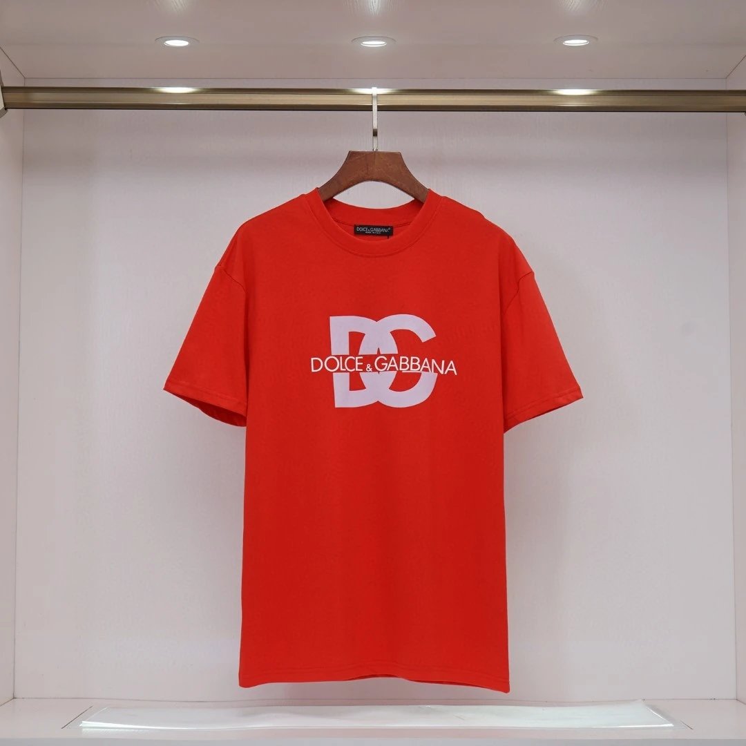 Dolce & Gabbana Multiple graphic T-shirt designs — 2071 Red