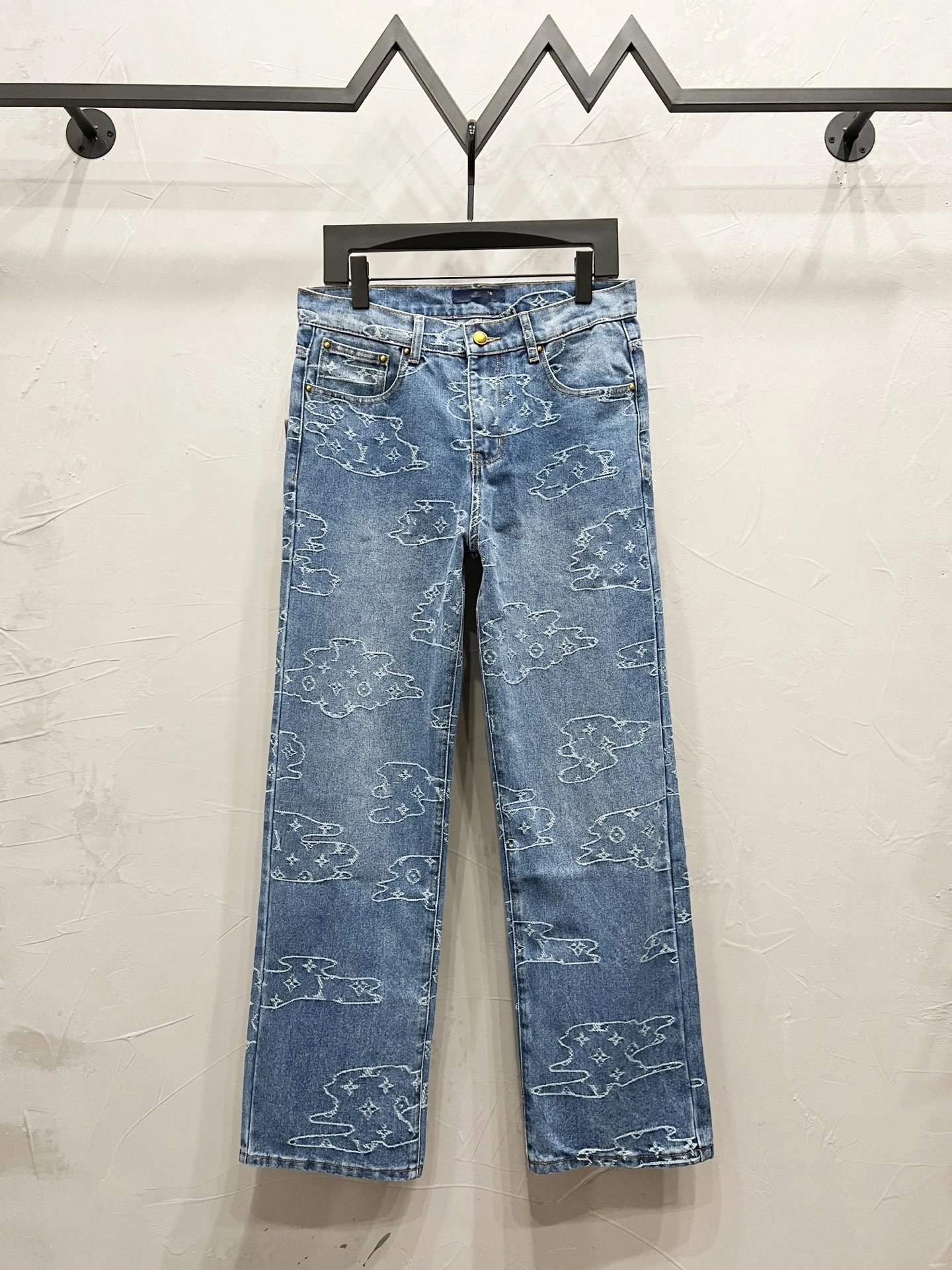 Louis Vuitton Mixed apparel listing: joggers, zip hoodie and embossed denim jackets — M900
