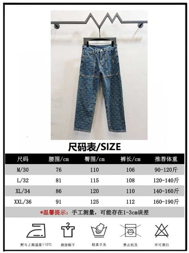 Louis Vuitton Mixed apparel listing: joggers, zip hoodie and embossed denim jackets product detail image 2