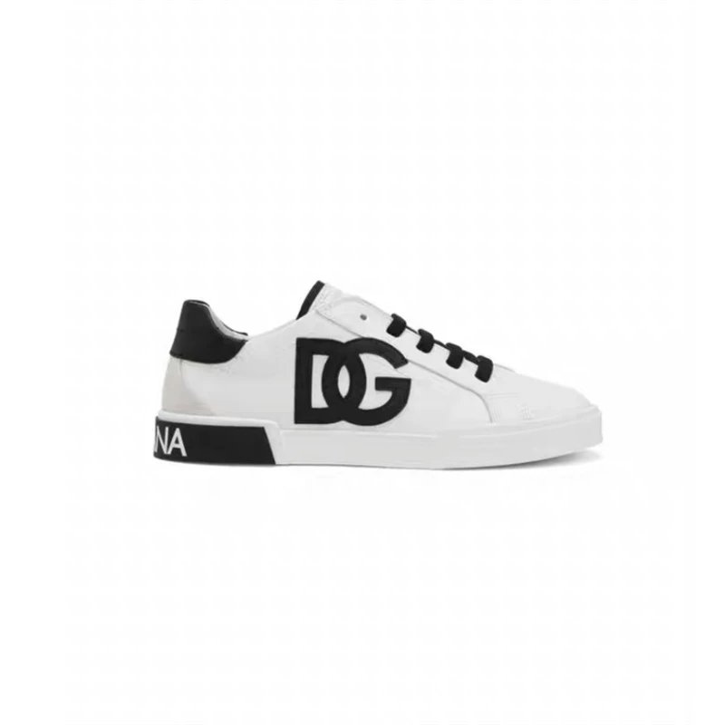 Dolce & Gabbana Sneakers Low-Top Lace-Up Logo — 19