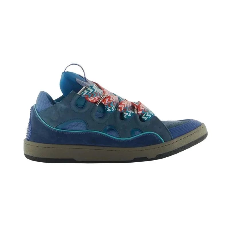 Lanvin Sneakers Curb — Taurus Blue