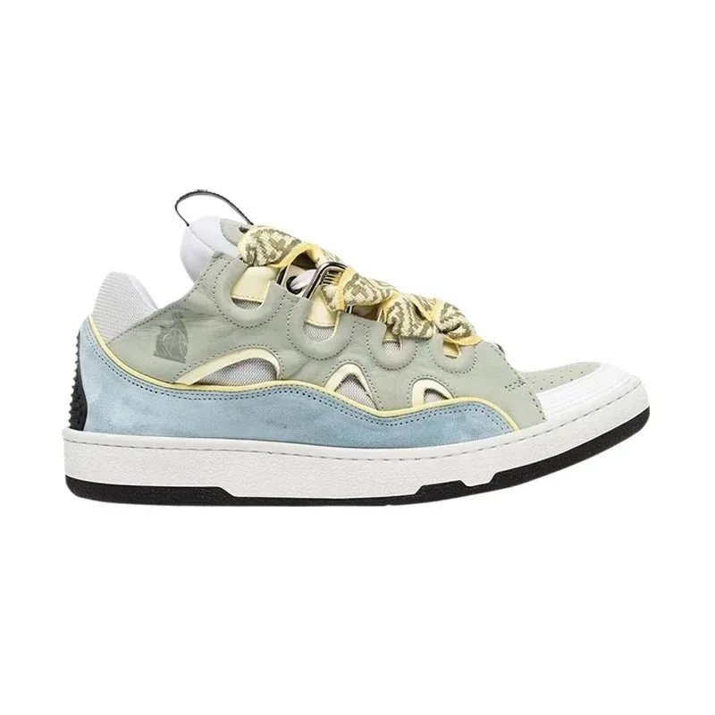 Lanvin Sneakers Curb — Blue Grey