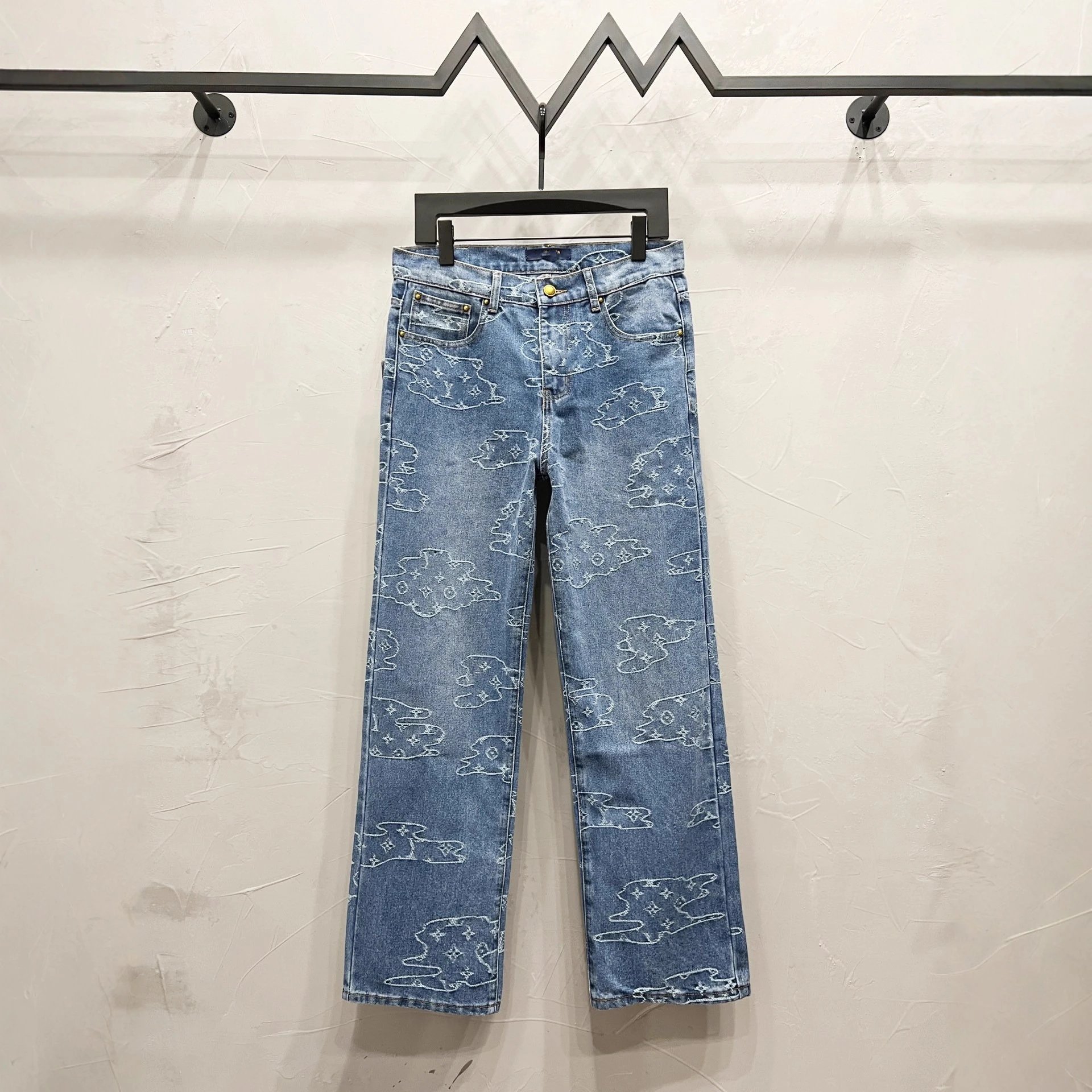 Louis Vuitton Mixed apparel listing: joggers, zip hoodie and embossed denim jackets image 10
