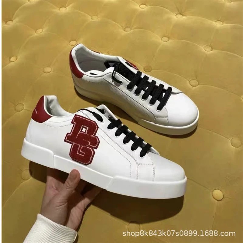Dolce & Gabbana Sneakers Low-Top Lace-Up Logo — 32