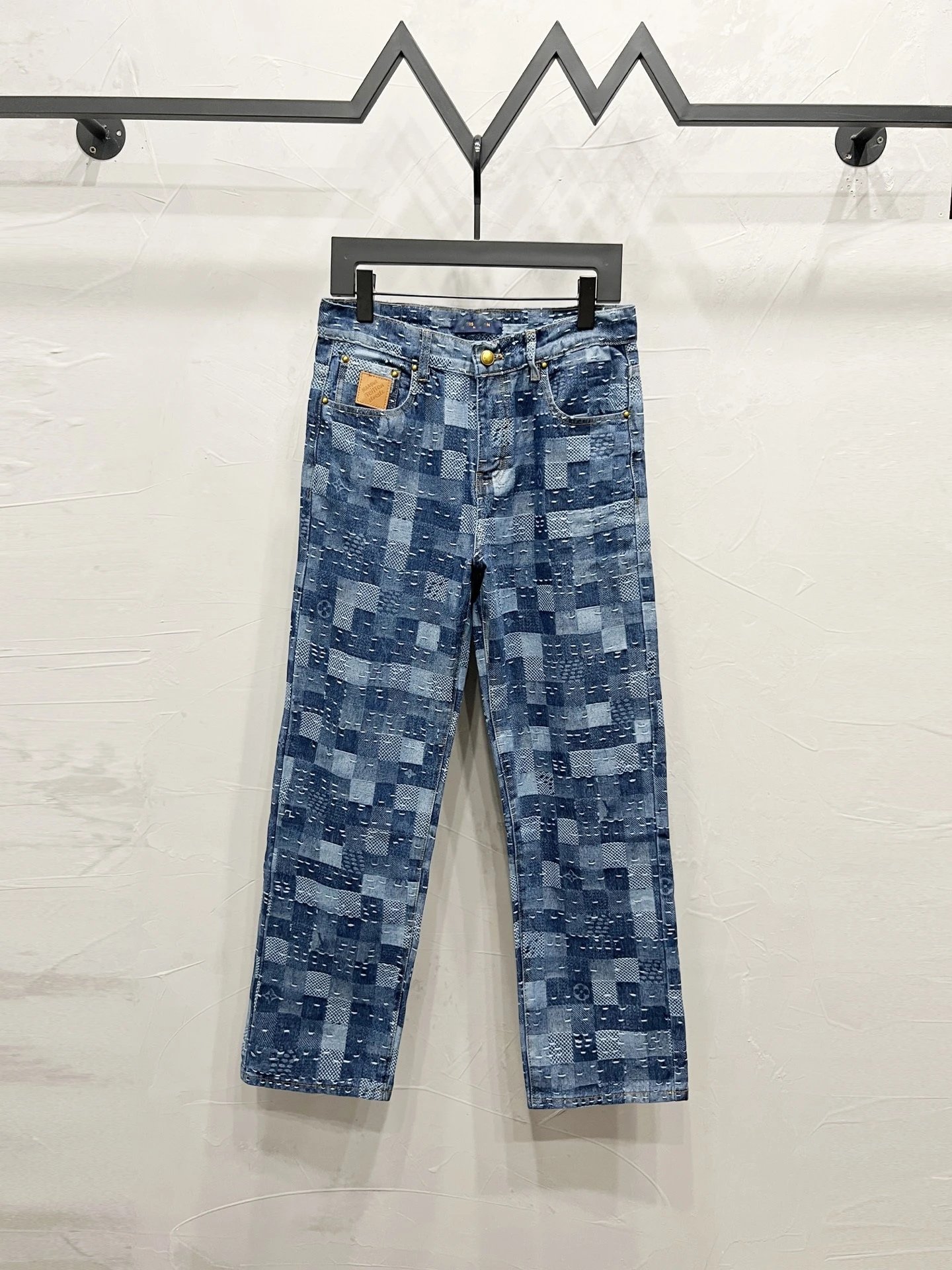 Louis Vuitton Mixed apparel listing: joggers, zip hoodie and embossed denim jackets — M1215
