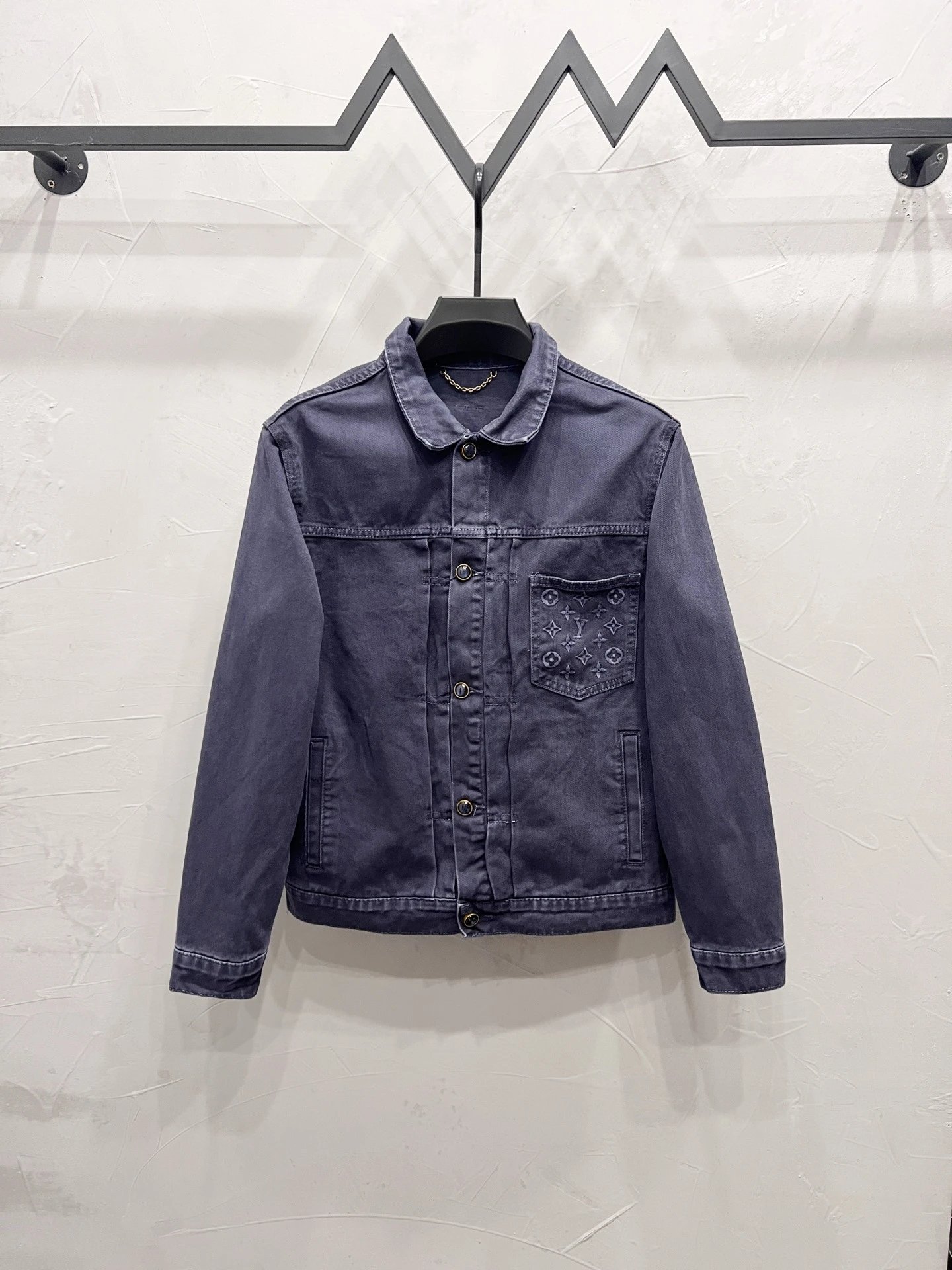 Louis Vuitton Mixed apparel listing: joggers, zip hoodie and embossed denim jackets — M1734
