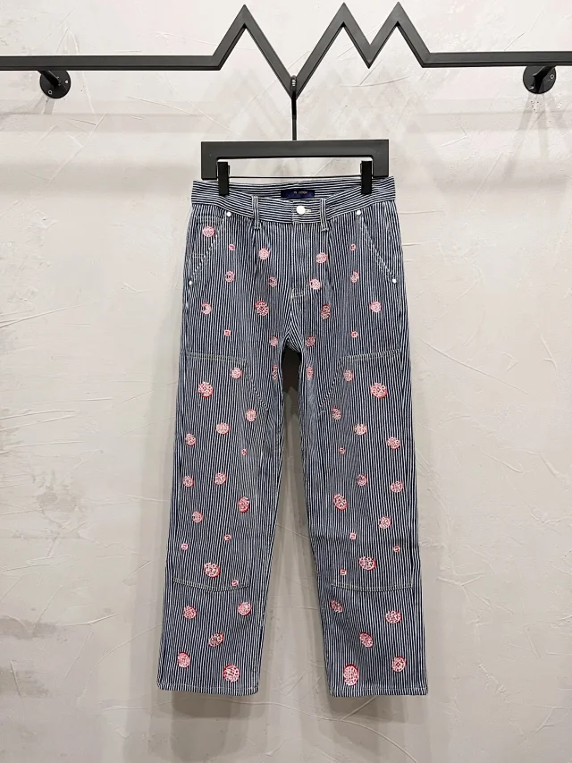 Louis Vuitton Mixed apparel listing: joggers, zip hoodie and embossed denim jackets product detail image 16