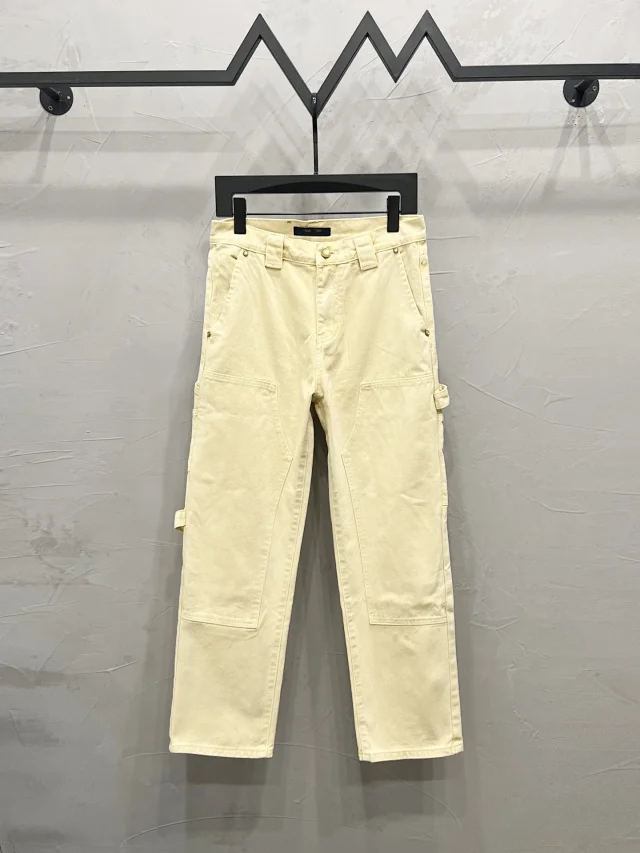 Louis Vuitton Mixed apparel listing: joggers, zip hoodie and embossed denim jackets product detail image 20