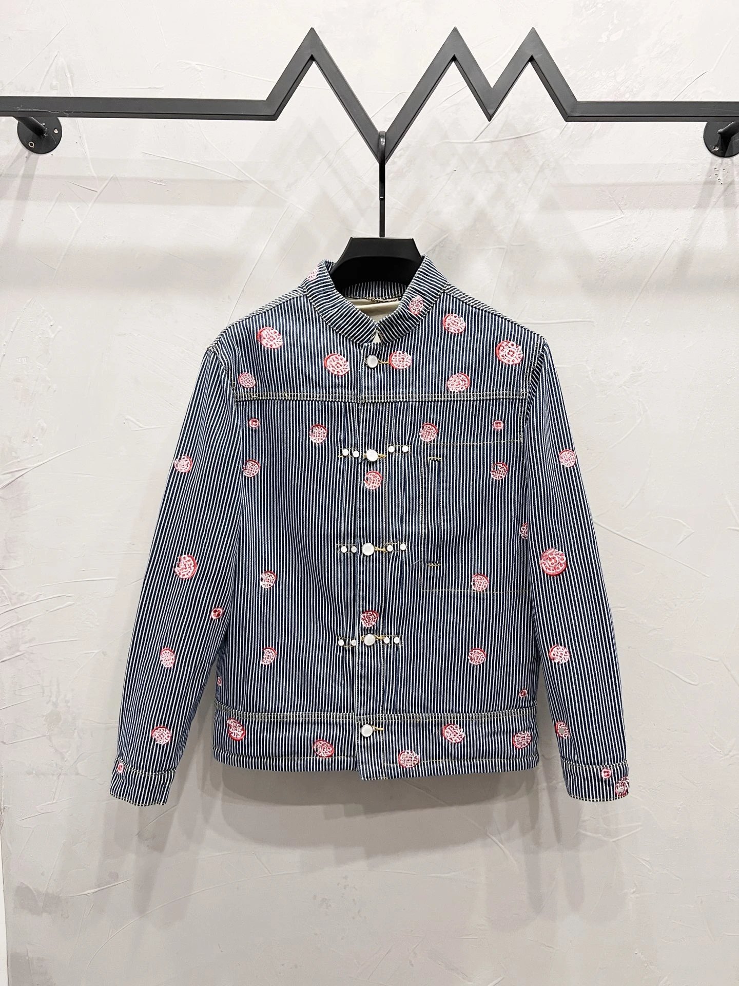 Louis Vuitton Mixed apparel listing: joggers, zip hoodie and embossed denim jackets — M1702