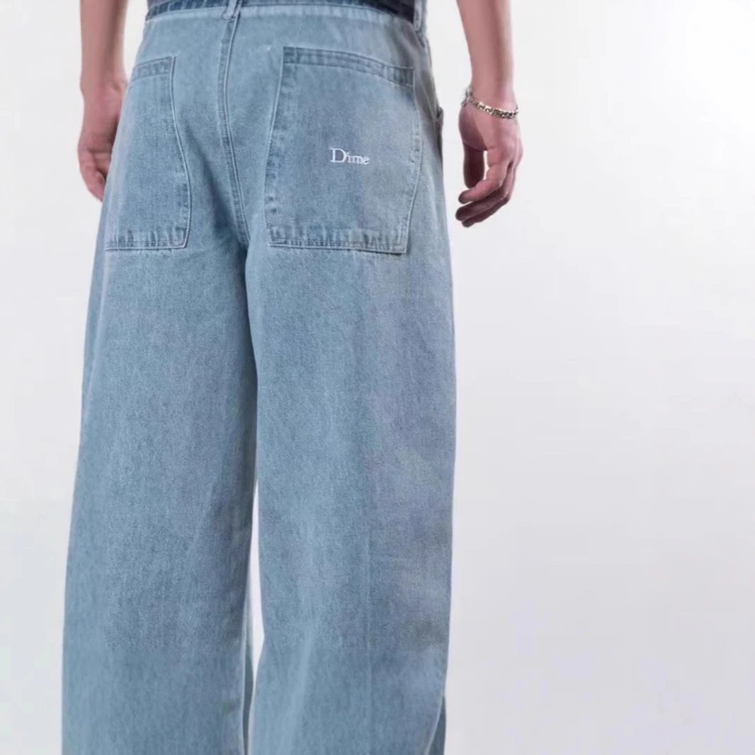 Dime Jeans Loose-fit with embroidered logo image 3