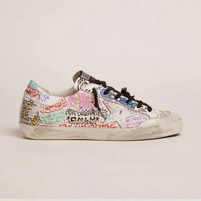 Golden Goose Sneakers Super-Star Star Appliqué product detail image 1