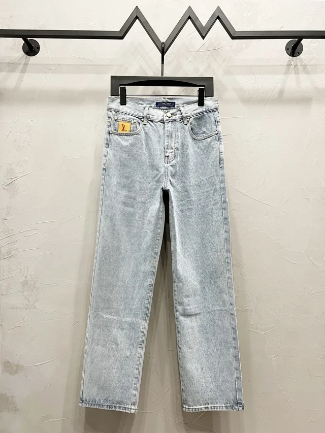 Louis Vuitton Mixed apparel listing: joggers, zip hoodie and embossed denim jackets product detail image 6