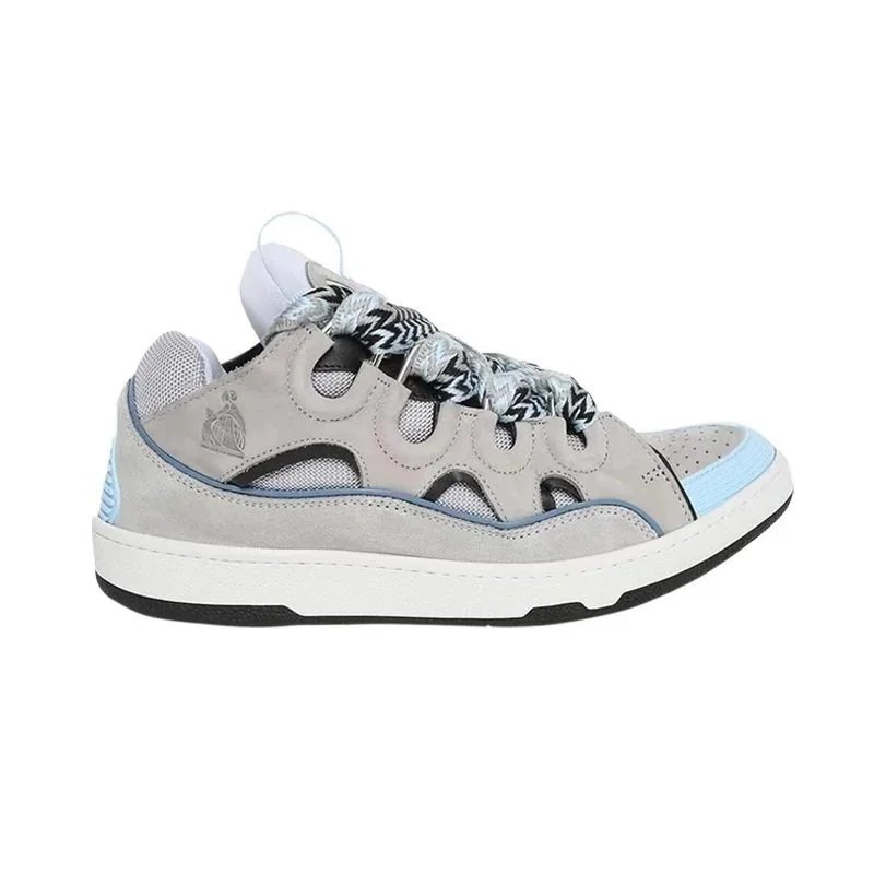 Lanvin Sneakers Curb — Grey Light Blue