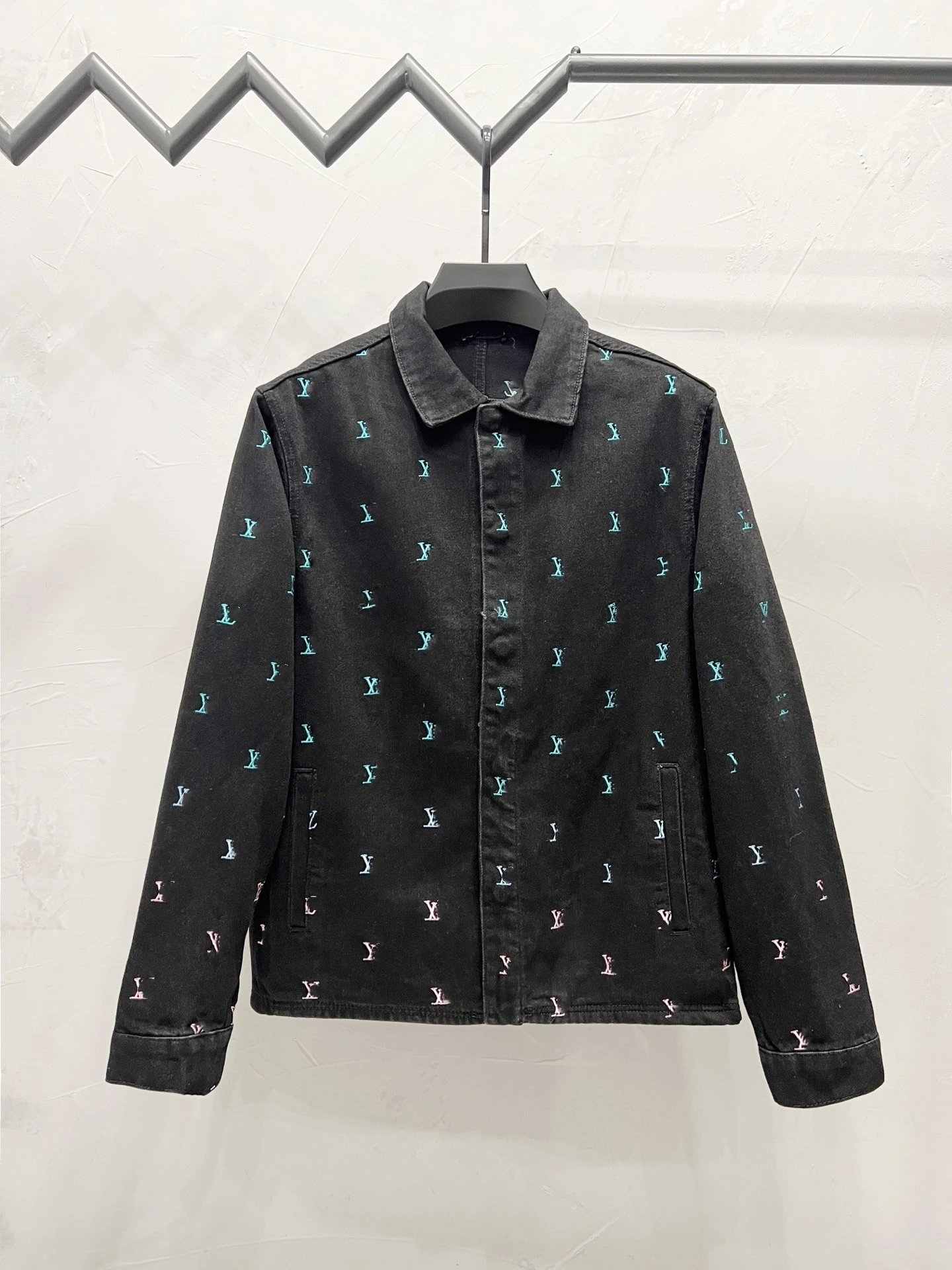 Louis Vuitton Mixed apparel listing: joggers, zip hoodie and embossed denim jackets — M837