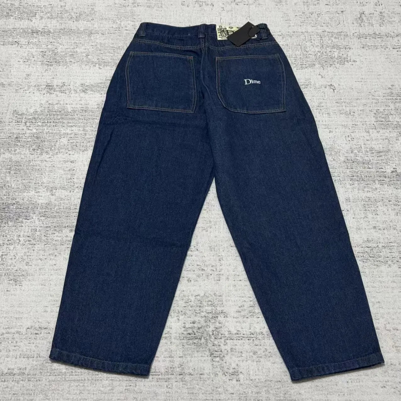 Dime Jeans Loose-fit with embroidered logo — 8303