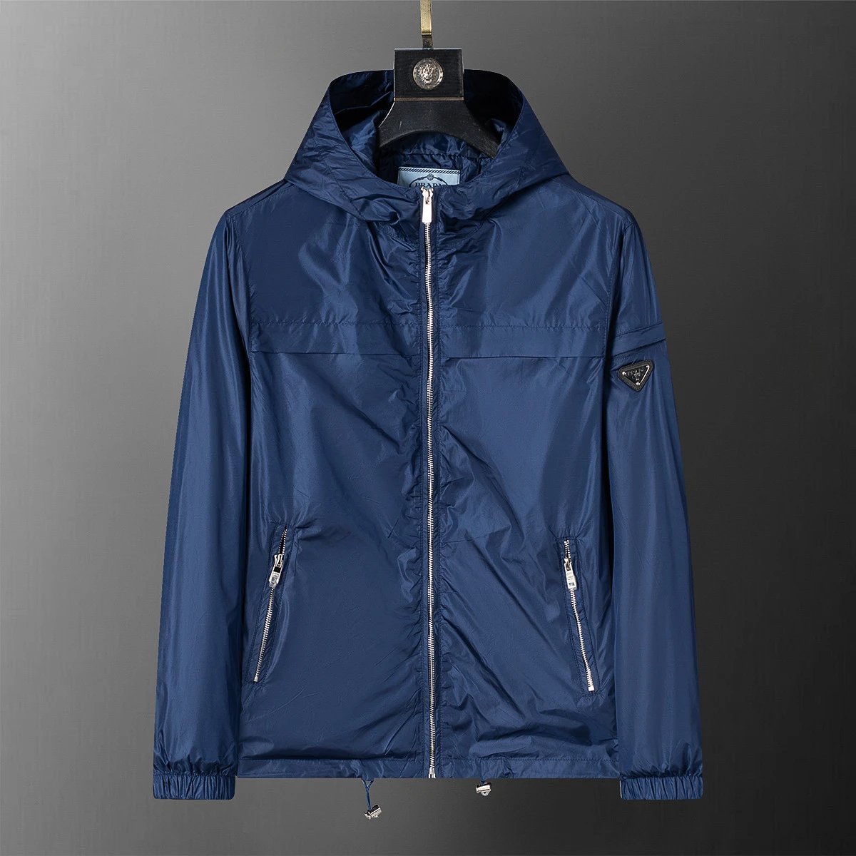 Louis Vuitton Jackets Hooded Zip-Up Jacket — 33014 Royal Blue
