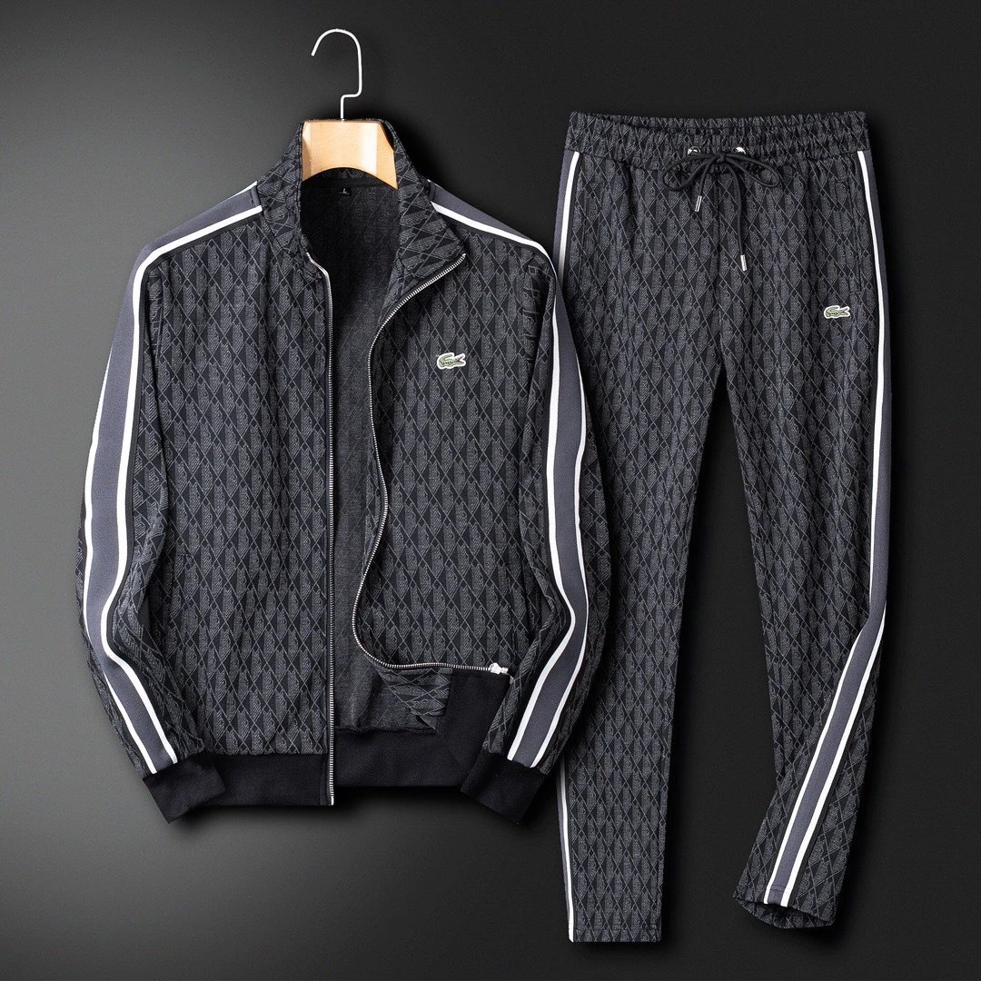 Loewe Matching Sets Zip-Up Track Jacket and Joggers Set — Black