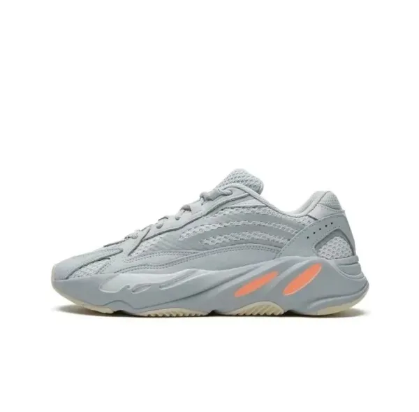 Adidas Yeezy 700 'Analog' Gray Orange Sneakers - 1