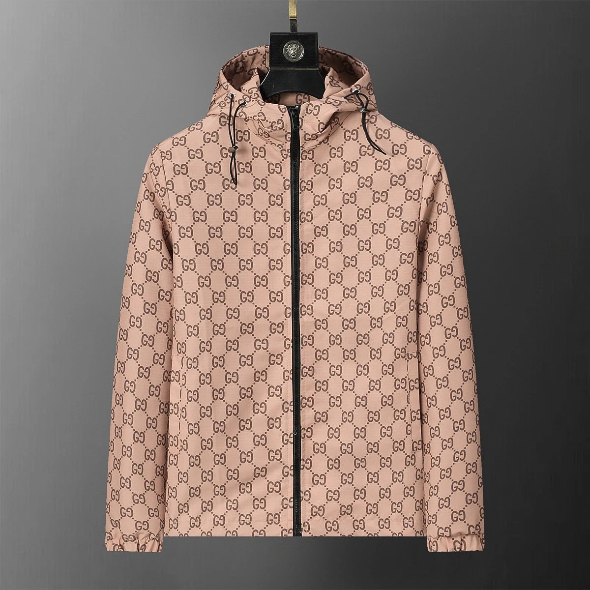 Louis Vuitton Jackets Hooded Zip-Up Jacket — 55021 khakis