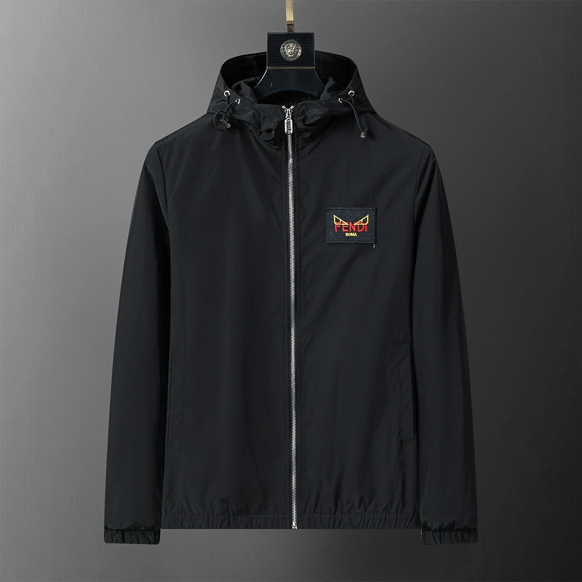 Louis Vuitton Jackets Hooded Zip-Up Jacket — 56038 black