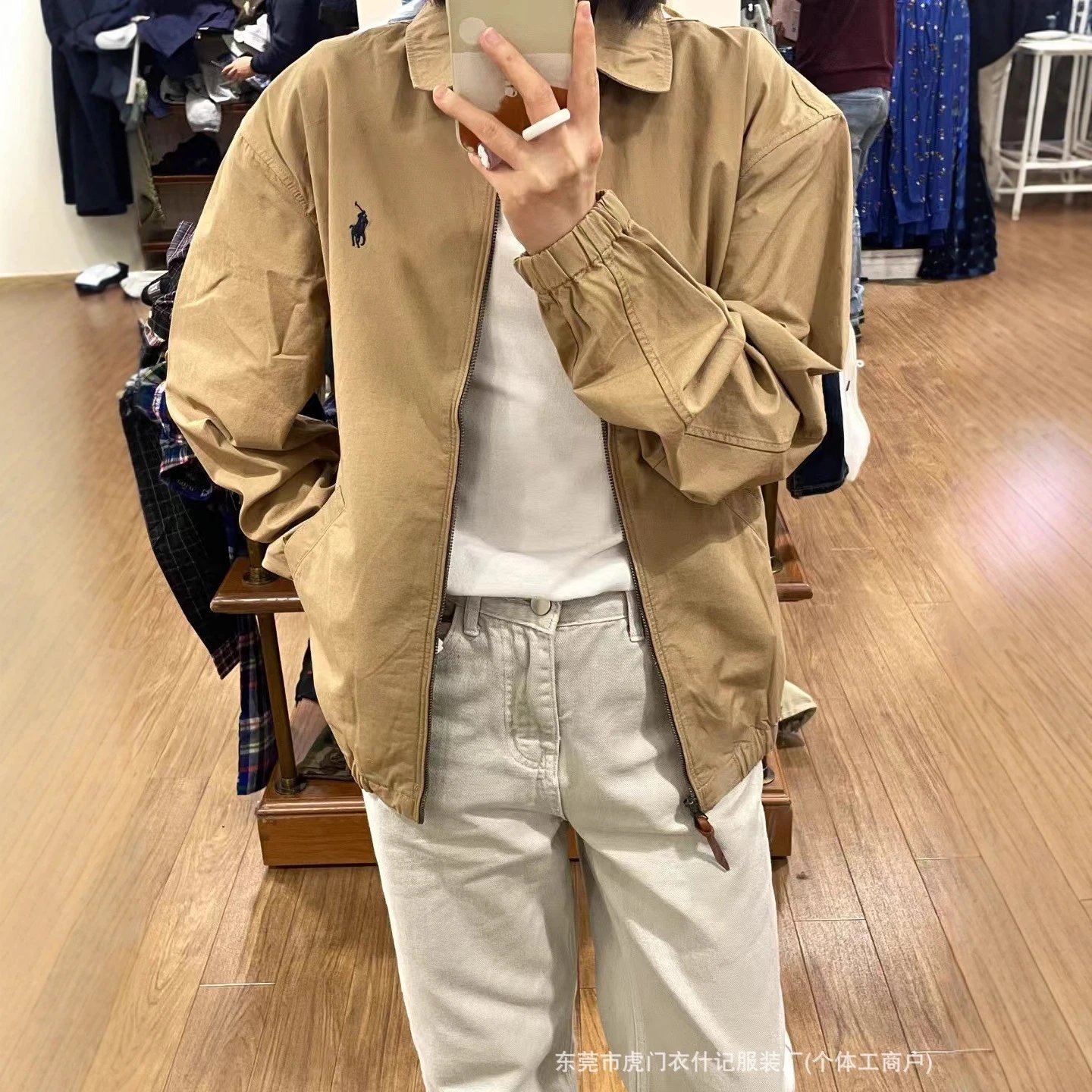 Polo Ralph Lauren Jackets Reversible Plaid-Lined Zip Jacket image 3