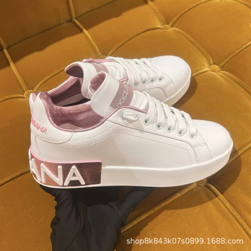 Dolce & Gabbana Sneakers Low-Top Lace-Up Logo — 27